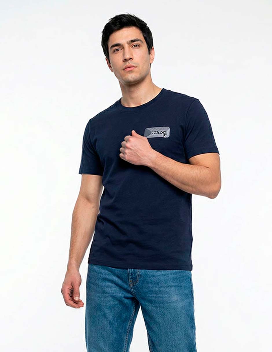 Playera cuello redondo para hombre