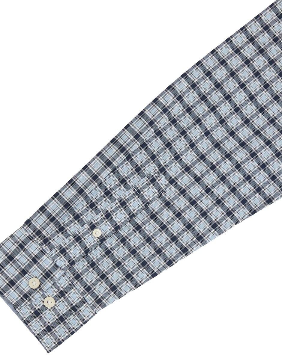Camisa casual de algodón manga larga para hombre 5