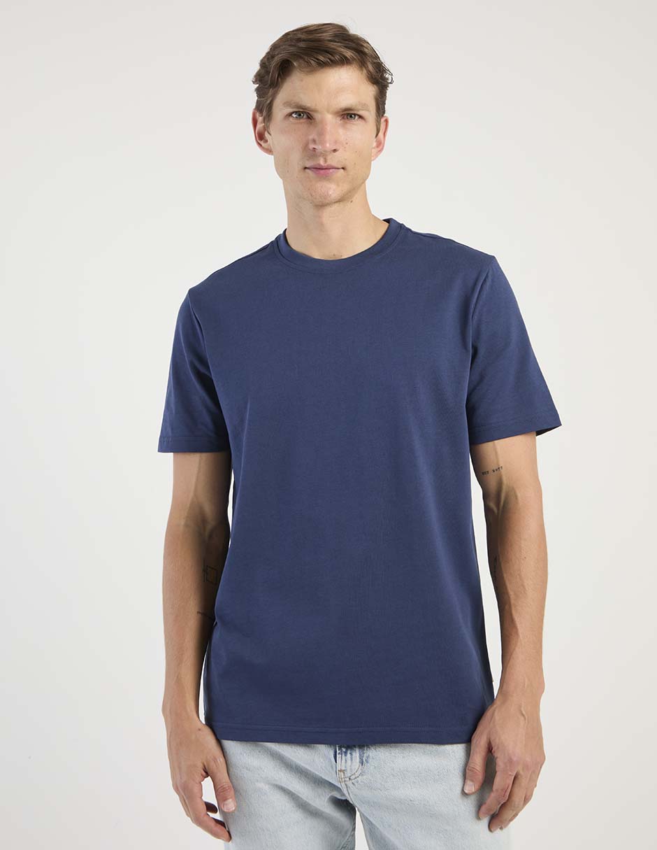 Playera cuello redondo para hombre