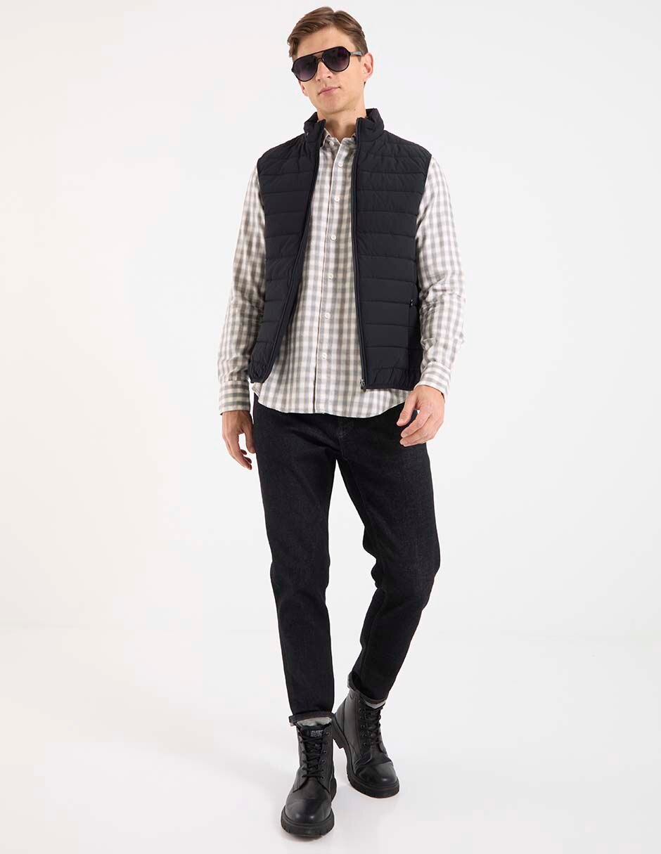 Camisa casual de algodón manga larga para hombre 3