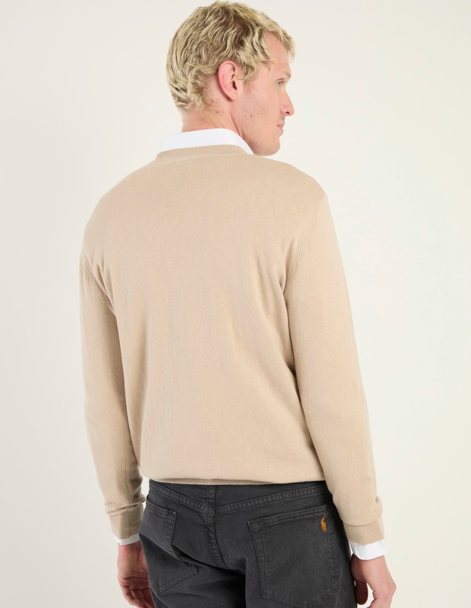Suéter cuello redondo para hombre 2