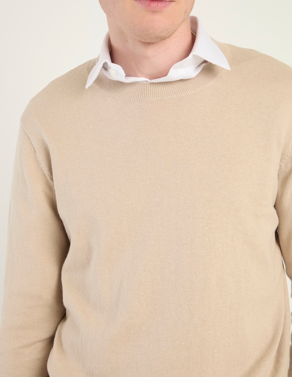 Suéter cuello redondo para hombre 4