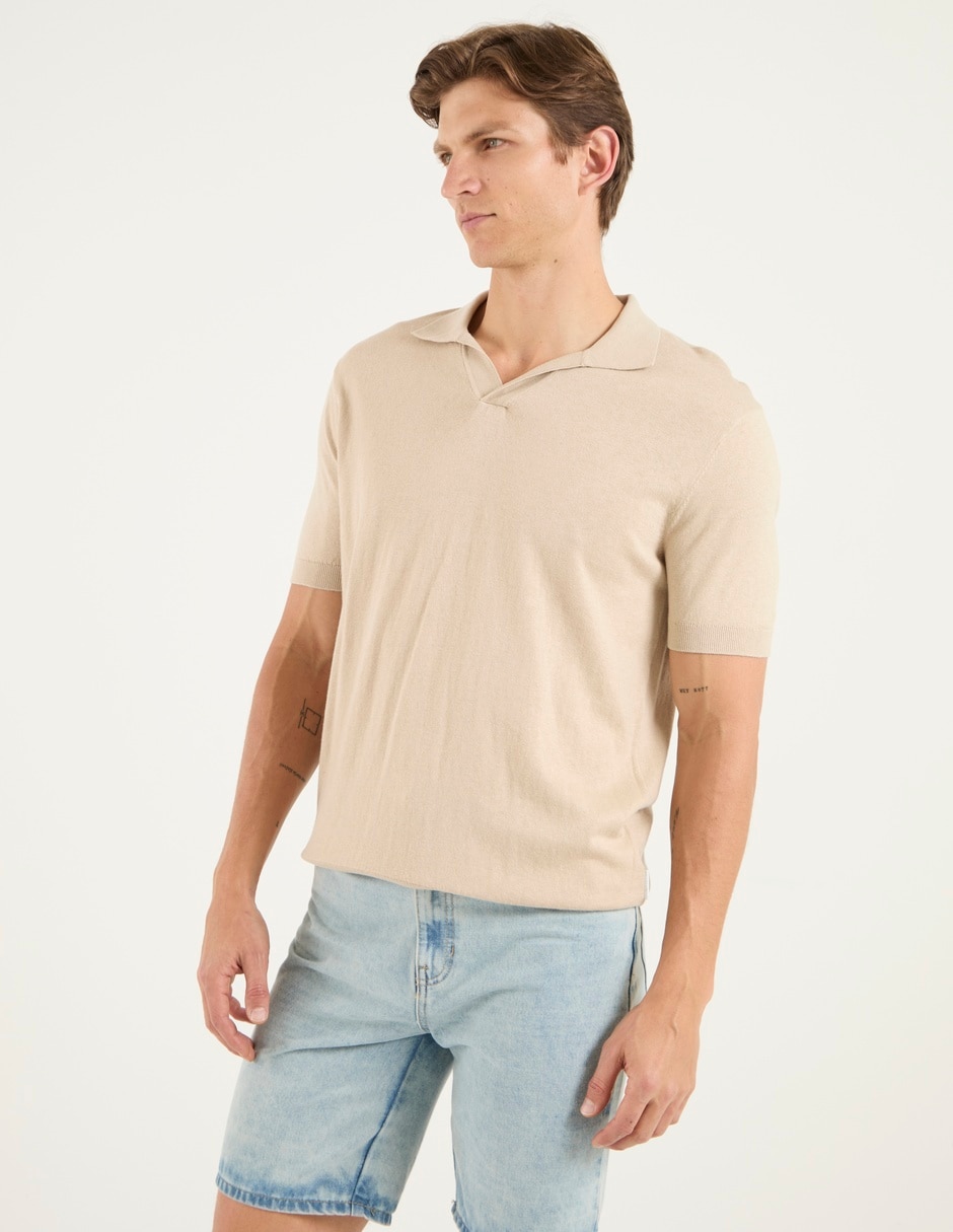 Playera tipo polo para hombre