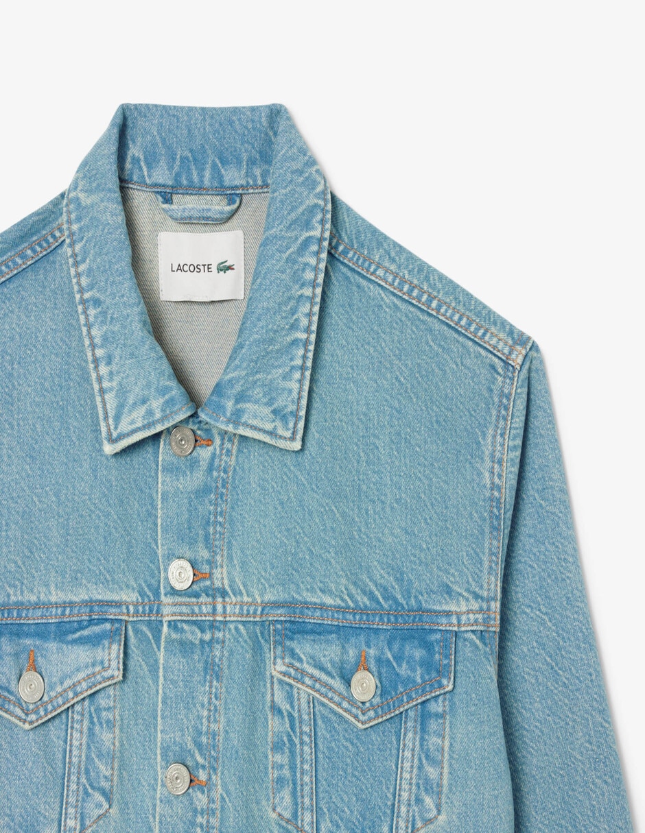 Chamarra denim no para hombre 3