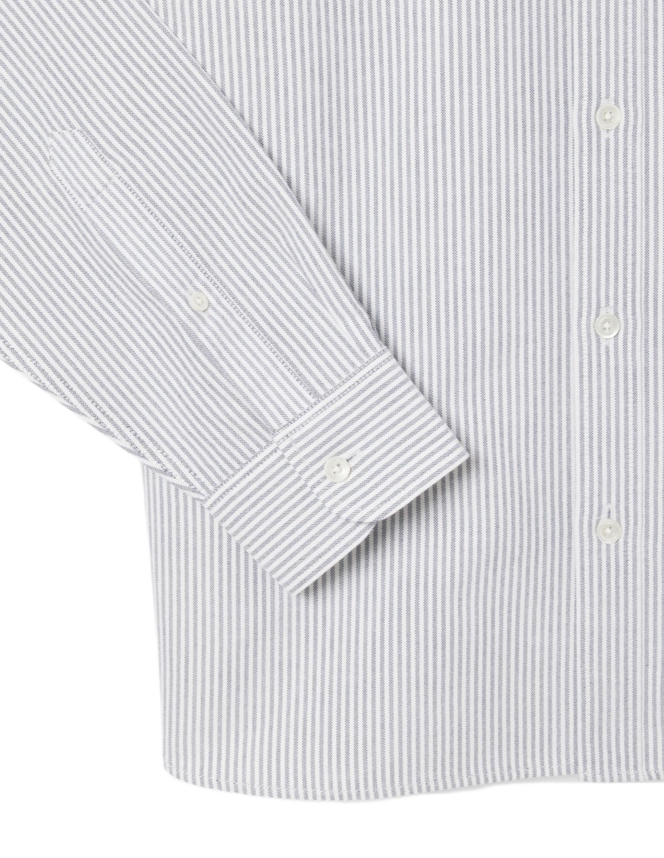 Camisa casual de algodón manga larga para hombre 2