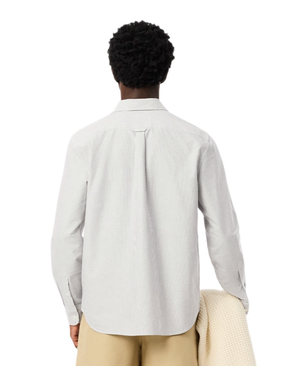 Camisa casual de algodón manga larga para hombre 3