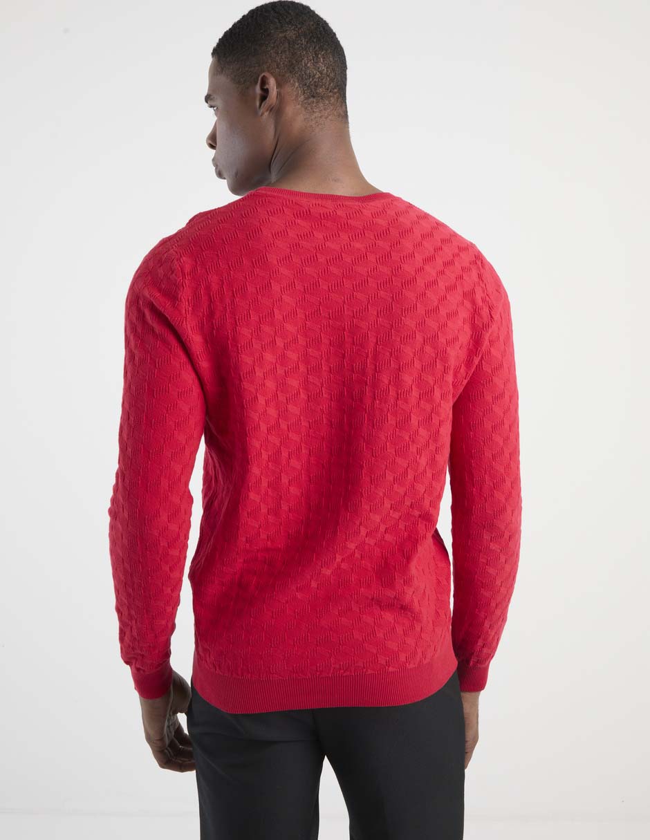 Suéter cuello redondo para hombre 2