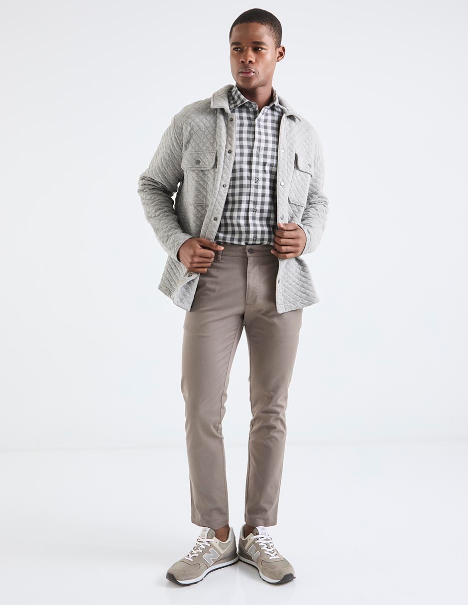 Pantalón chino slim de algodón para hombre 3