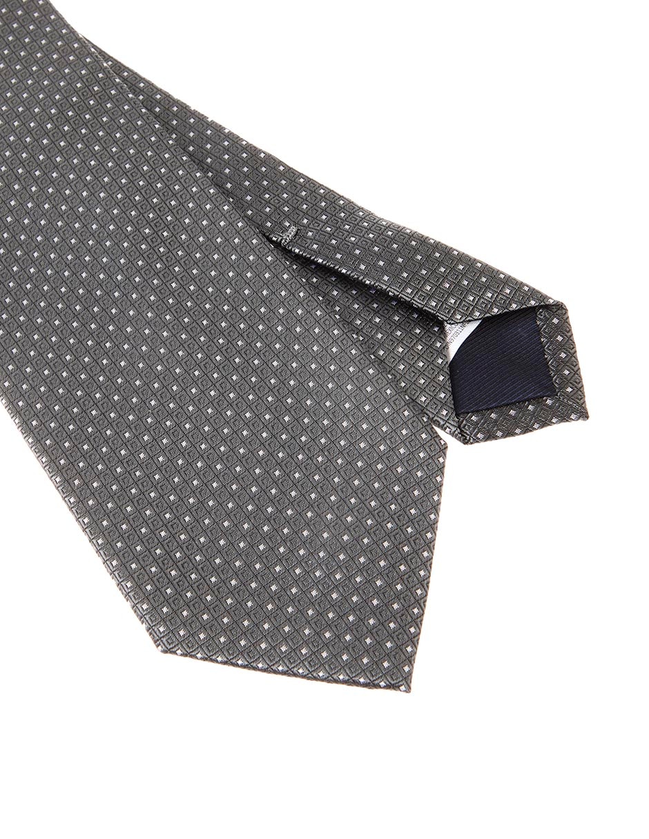 Corbata regular de seda estampado jacquard para hombre 3