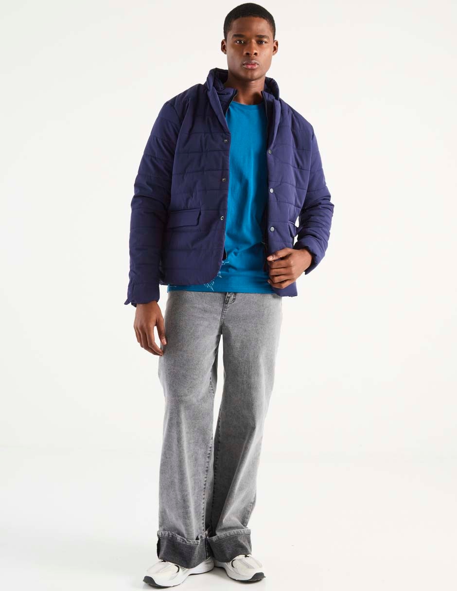 Chamarra bomber capitonado para hombre 3