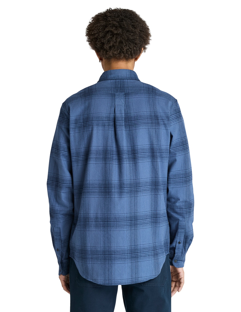 Camisa casual manga larga para hombre 3