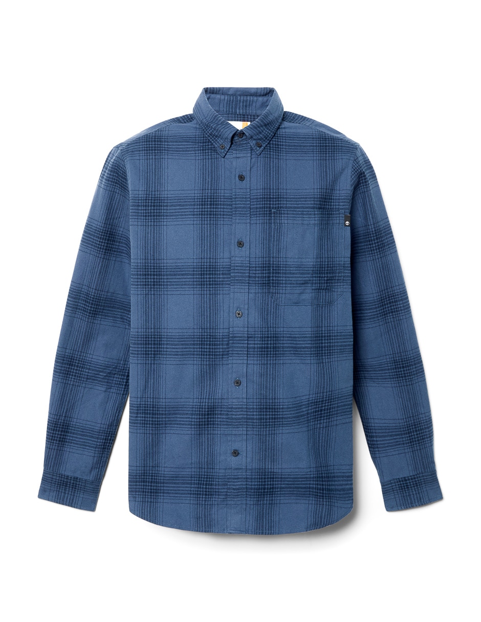 Camisa casual manga larga para hombre 4
