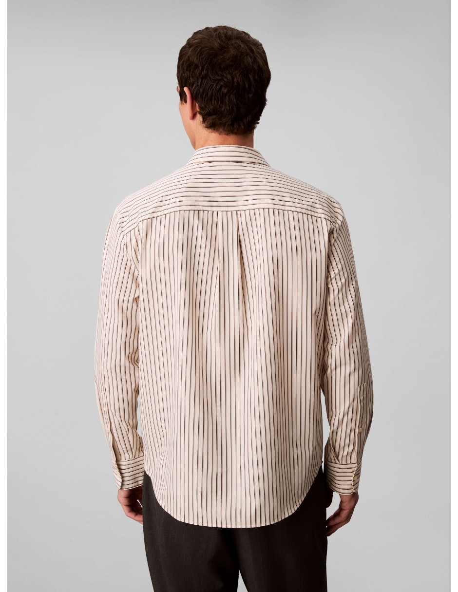 Camisa casual de algodón manga larga para hombre 4