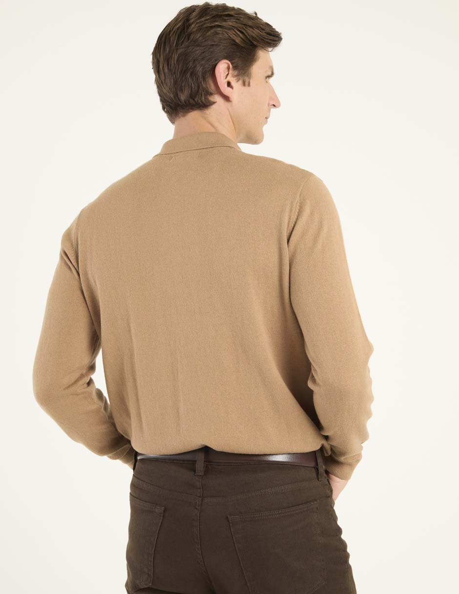 Suéter cuello con cierre para hombre 2