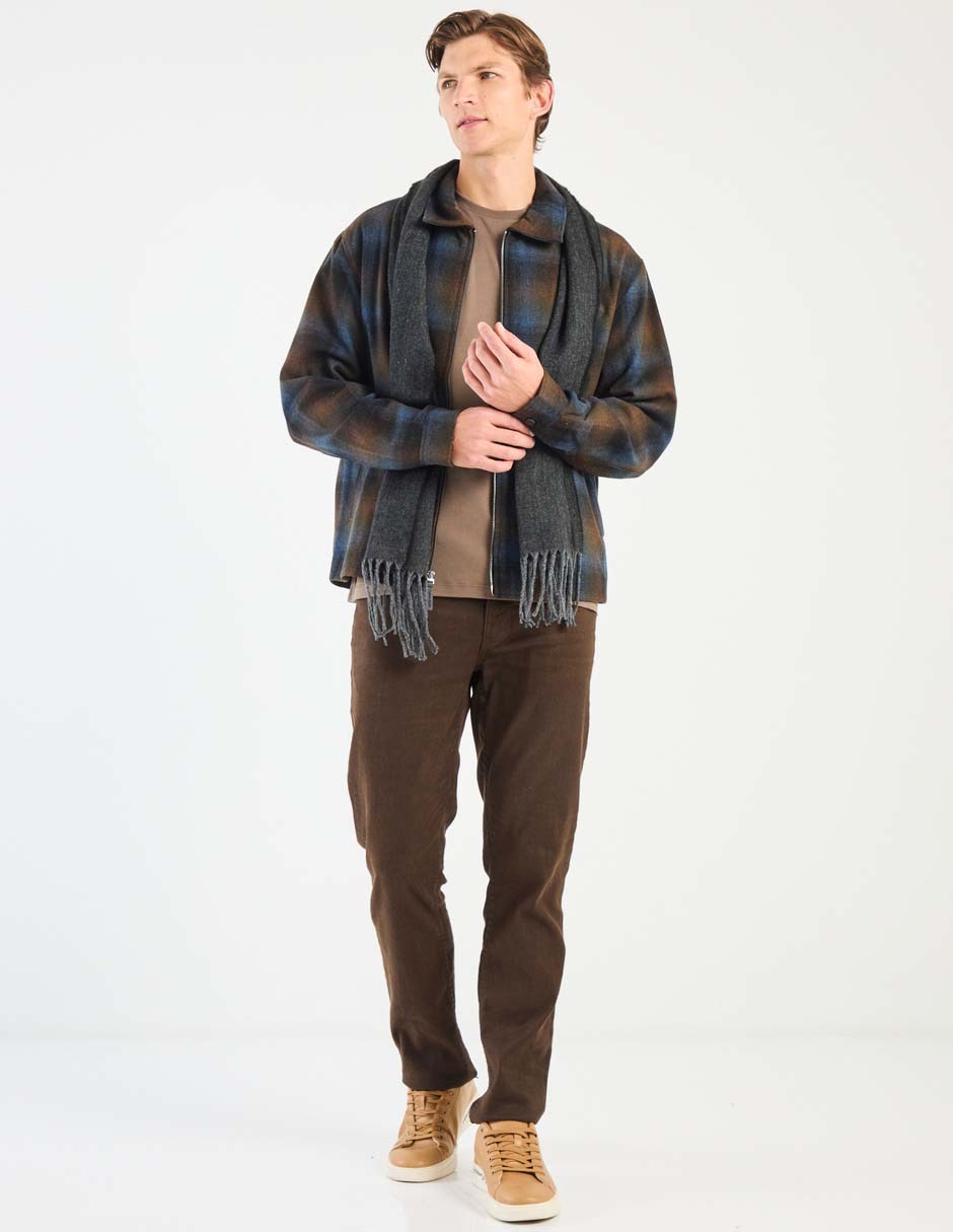 Chamarra casual texturizado para hombre 3