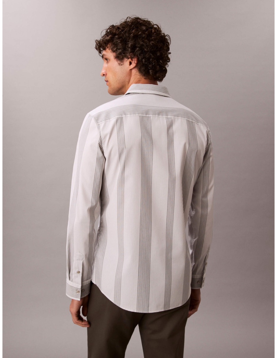 Camisa casual manga larga para hombre 3