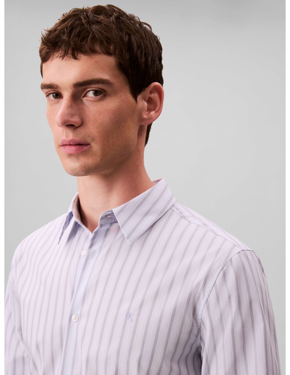 Camisa casual de algodón manga larga para hombre 3