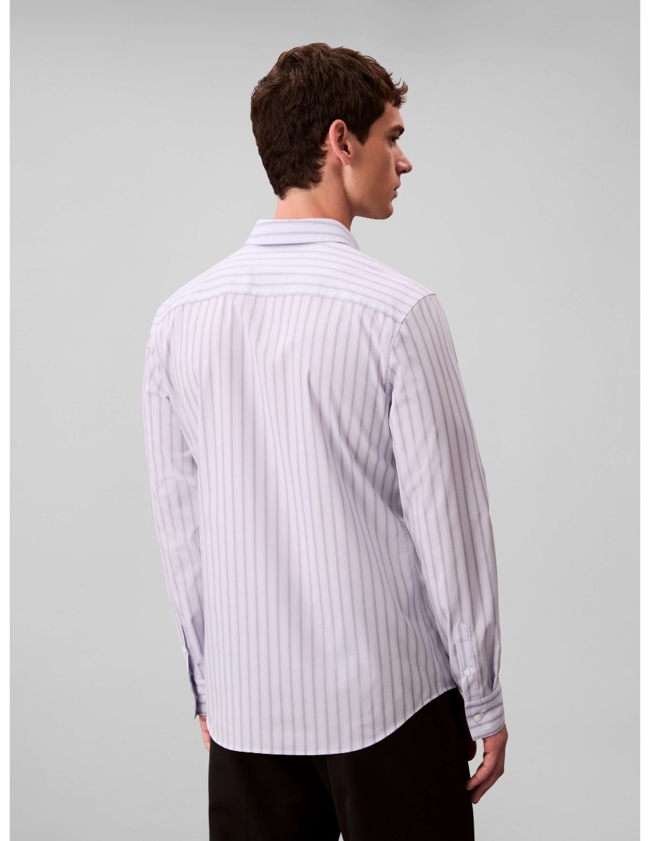 Camisa casual de algodón manga larga para hombre 4