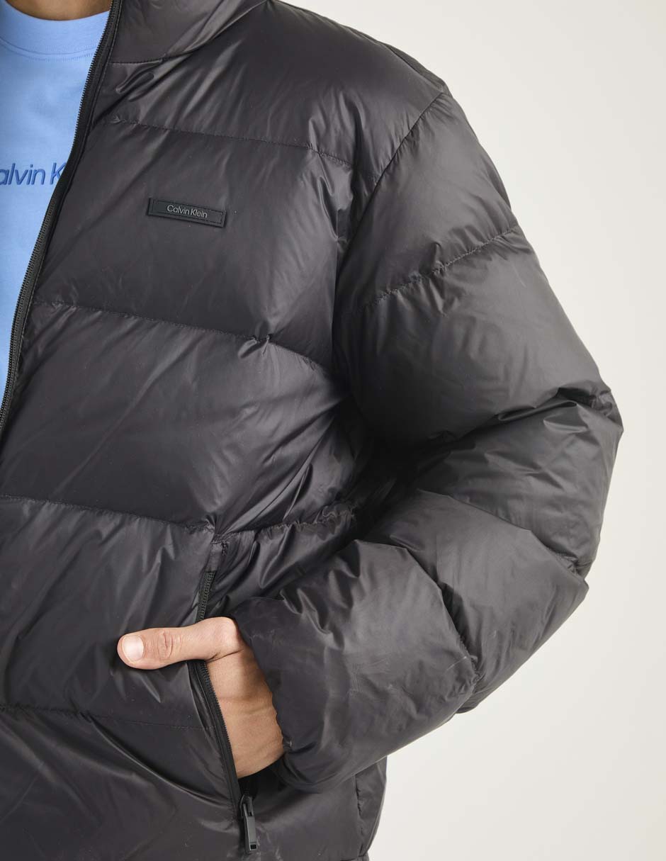 Chamarra acolchada con bolsillos para hombre 4