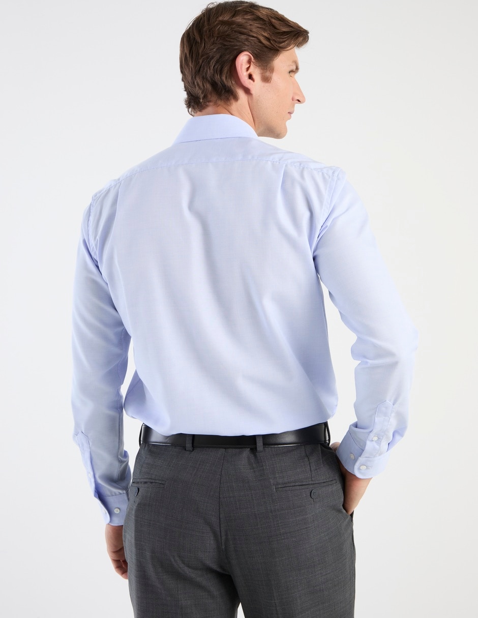 Camisa de vestir de algodón manga larga para hombre 2