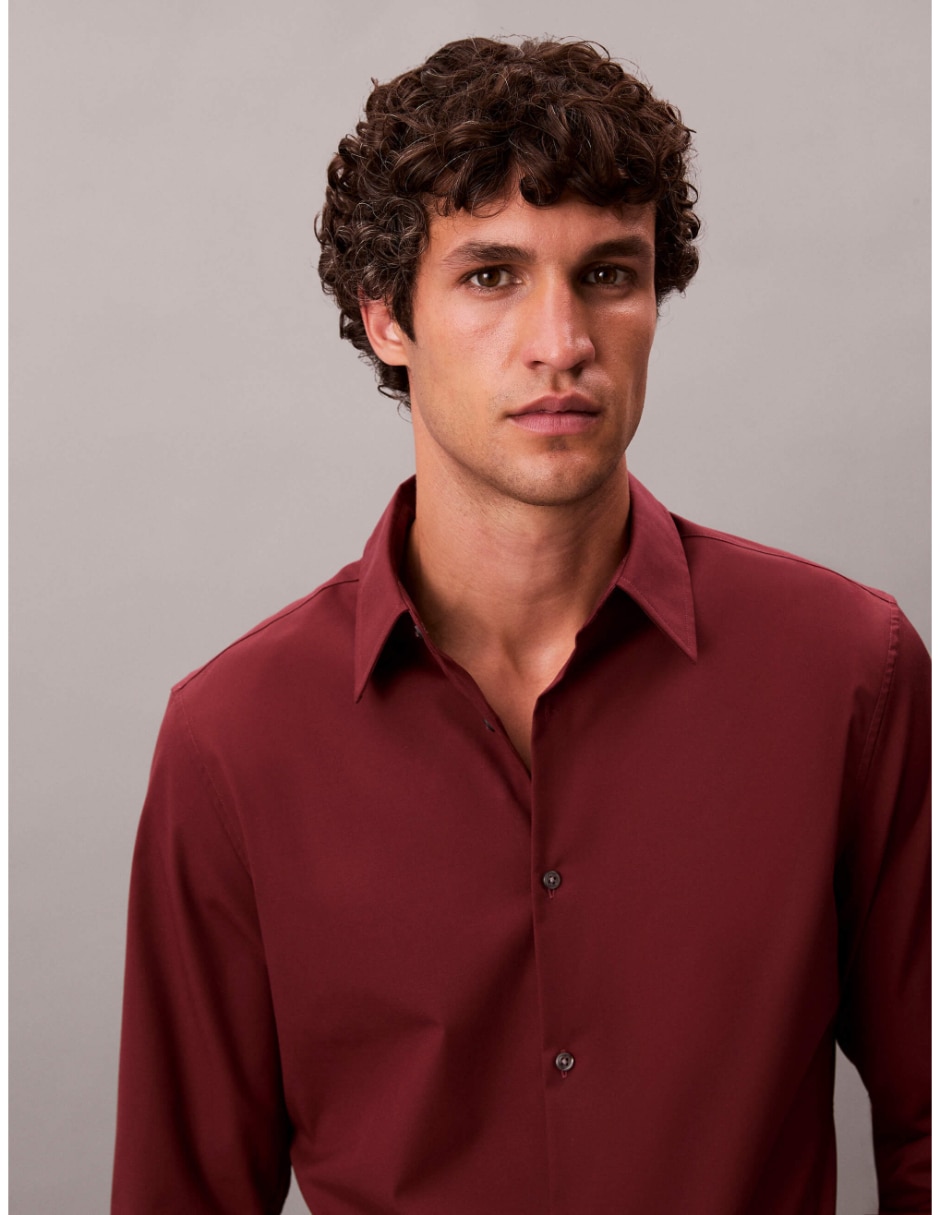 Camisa casual manga larga para hombre 3