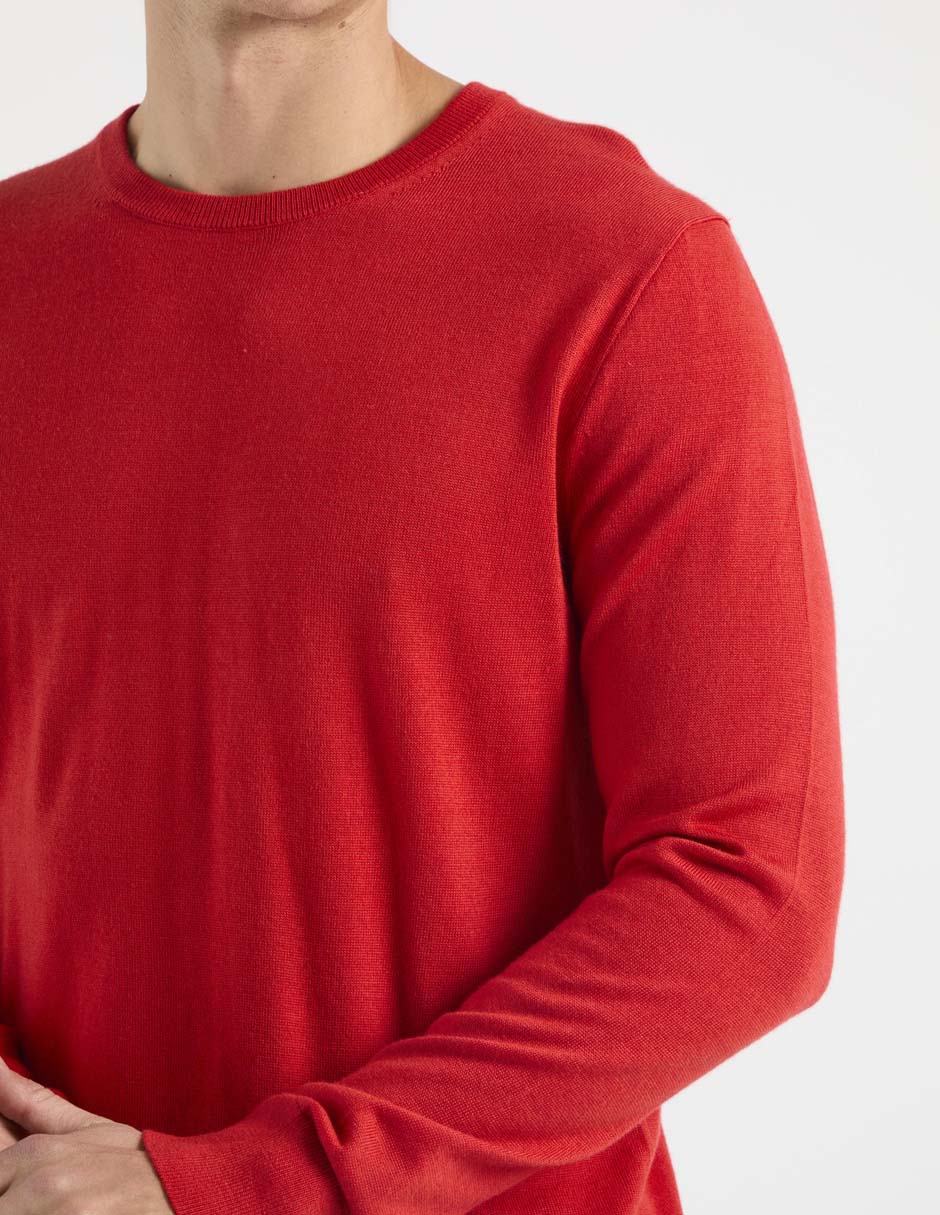 Suéter cuello redondo para hombre 4