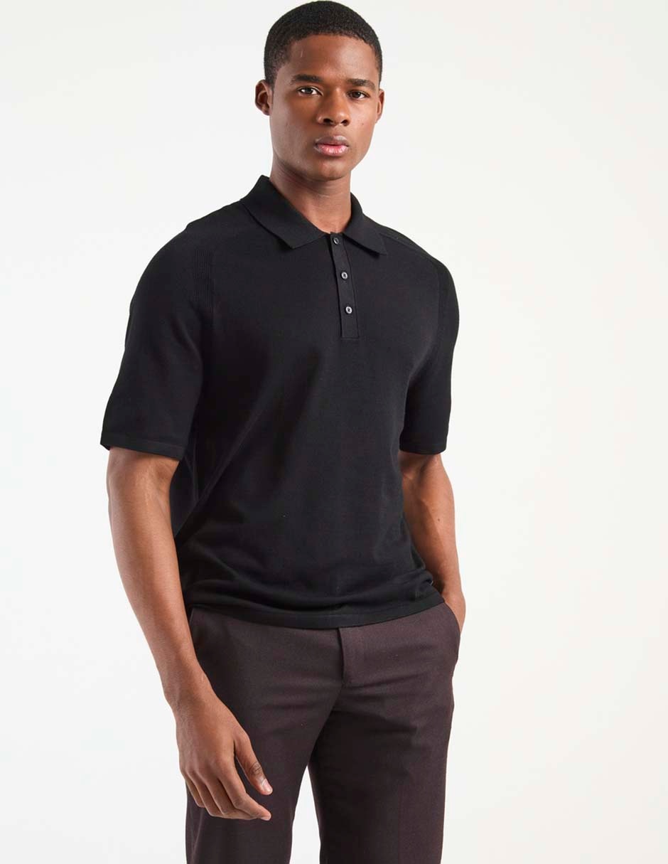 Suéter cuello camisero para hombre Suéter cuello camisero para hombre