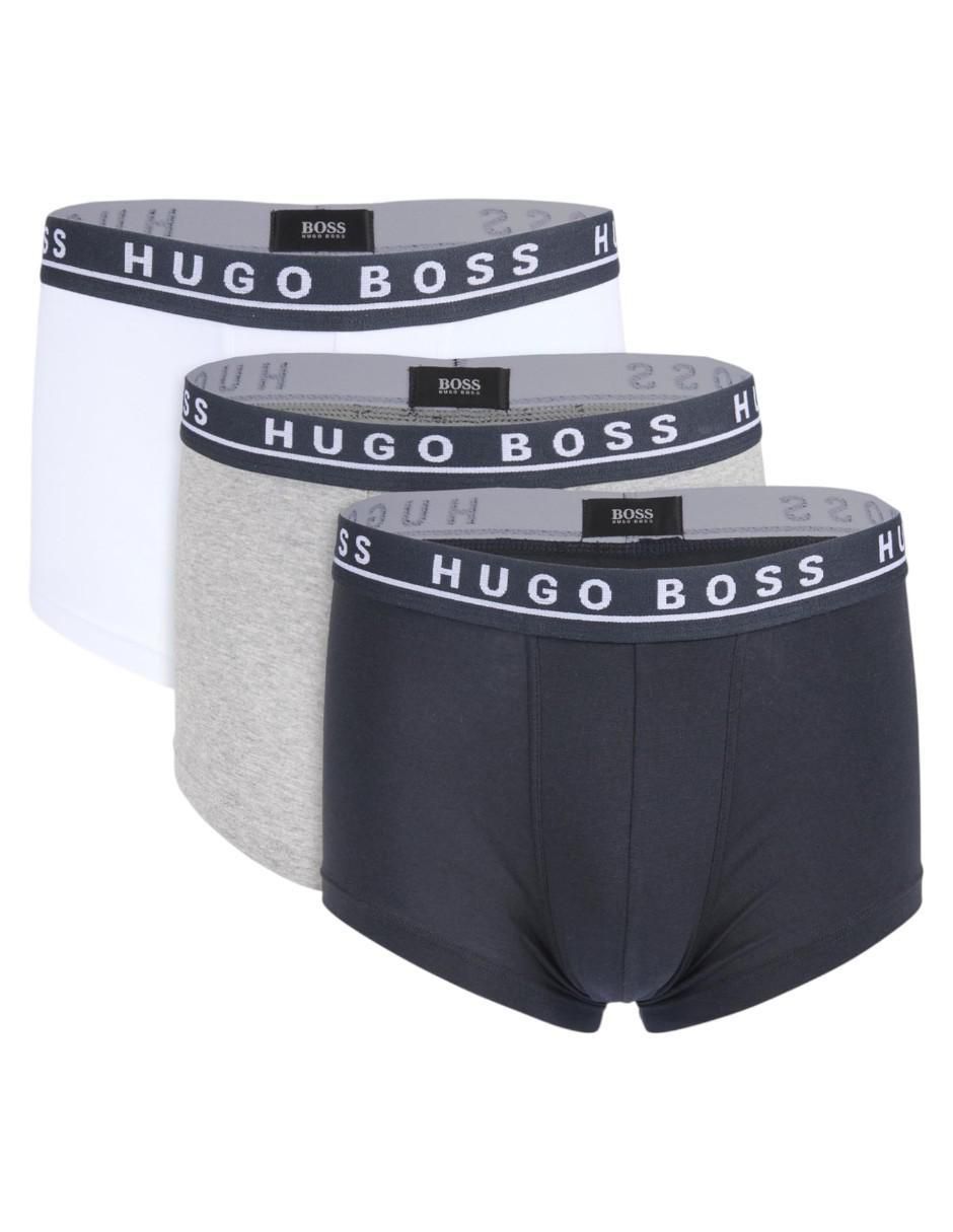 Set de bóxer trunk de algodón para hombre 3 piezas