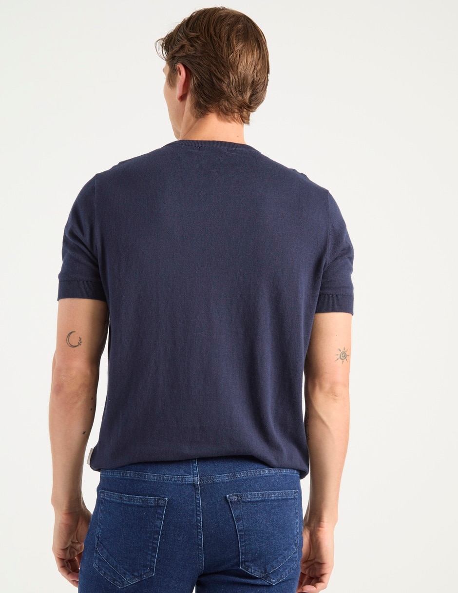 Playera cuello redondo para hombre 2