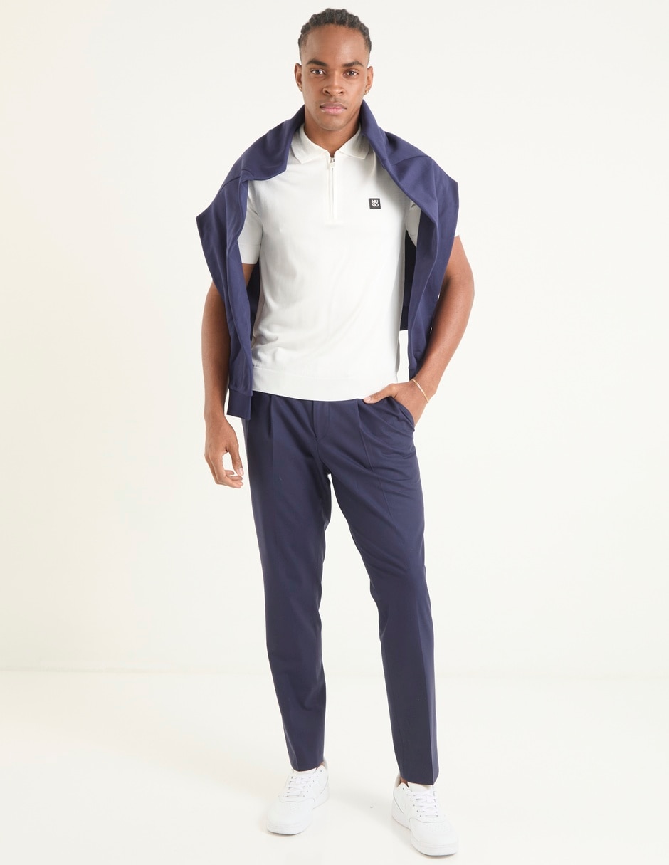 Pantalón técnico slim de lana para hombre 3