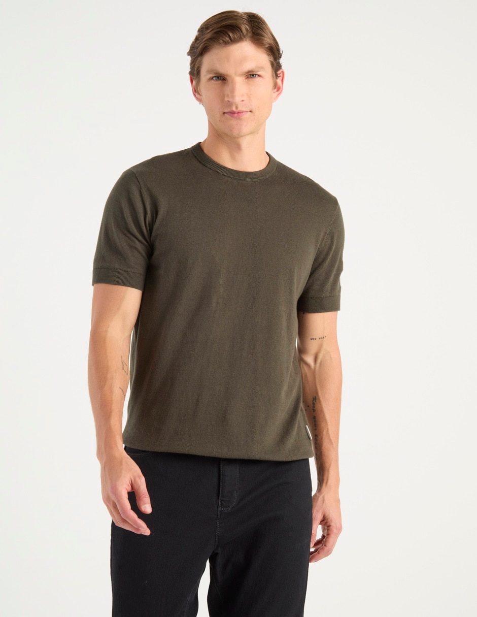 Playera cuello redondo para hombre Playera cuello redondo para hombre