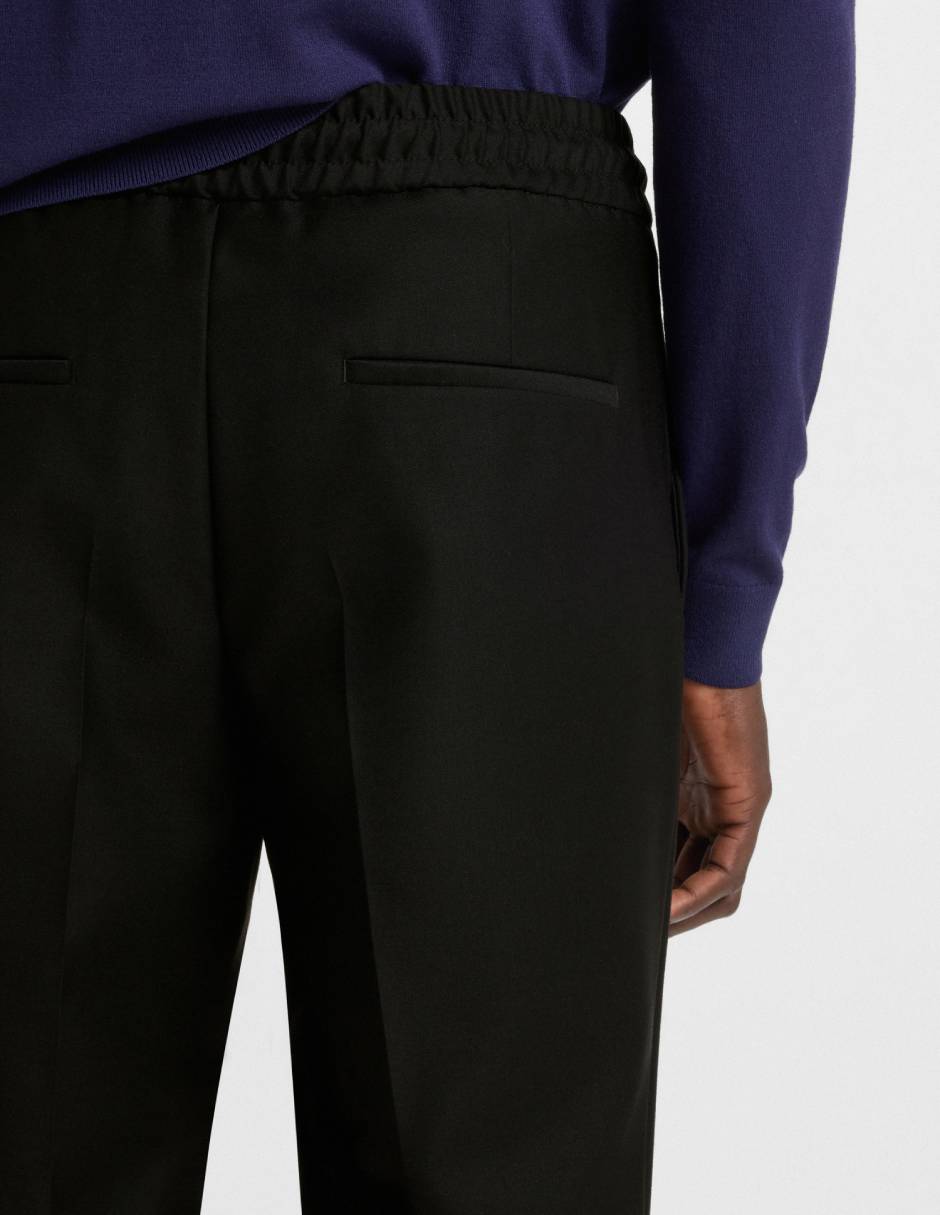 Pantalón de vestir slim de lana para hombre 4