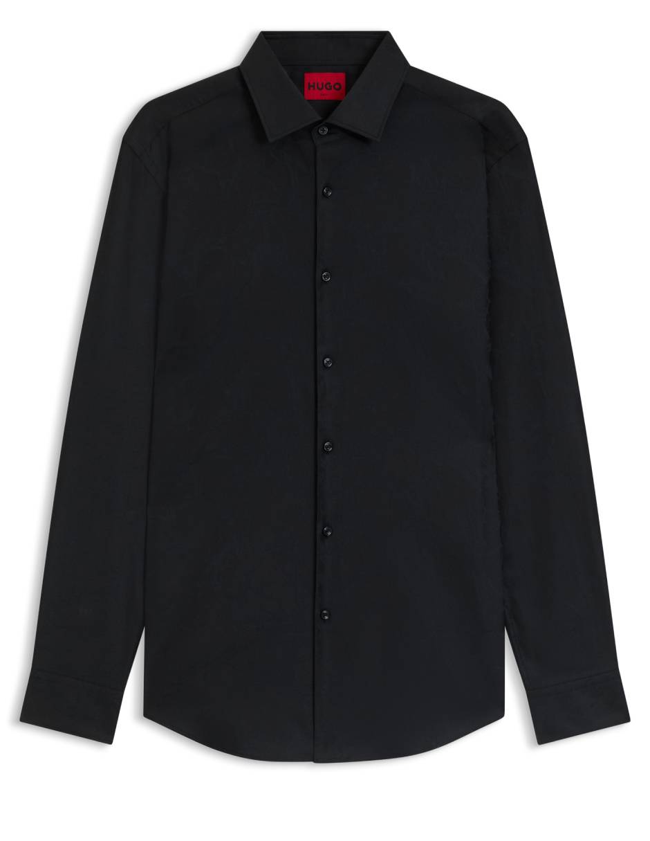 Camisa casual de algodón manga larga para hombre 6