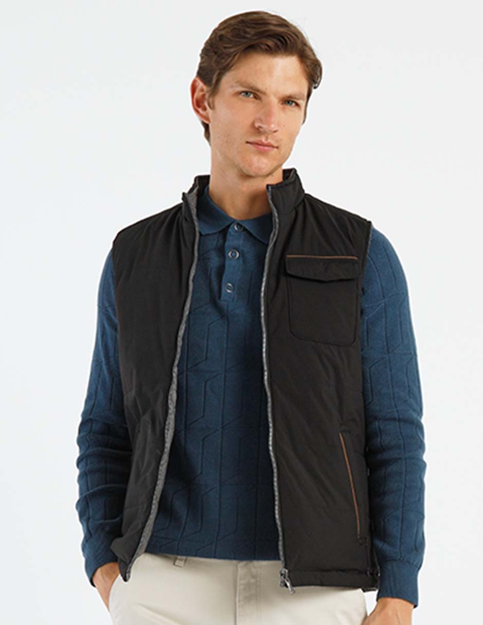 Chaleco reversible para hombre