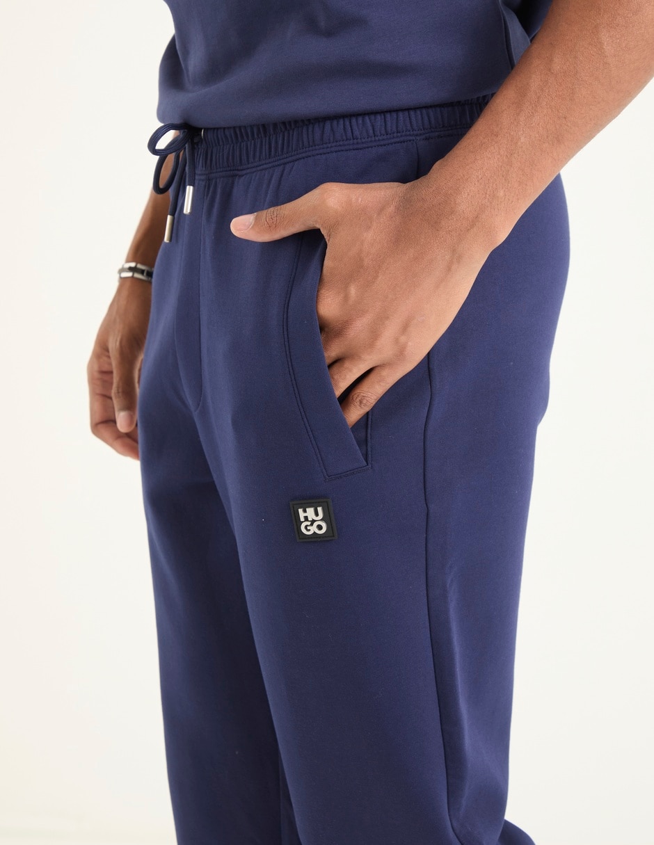 Pants straight agujeta para hombre 4
