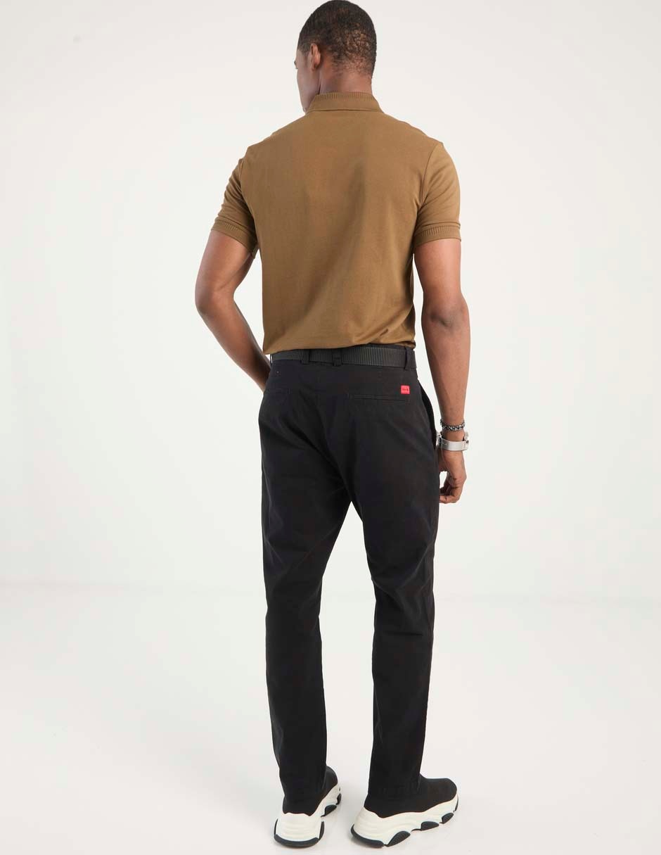 Pantalón chino slim de algodón para hombre 2