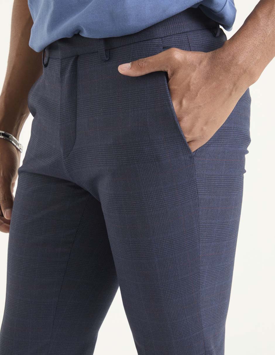 Pantalón slim de lana para hombre 4