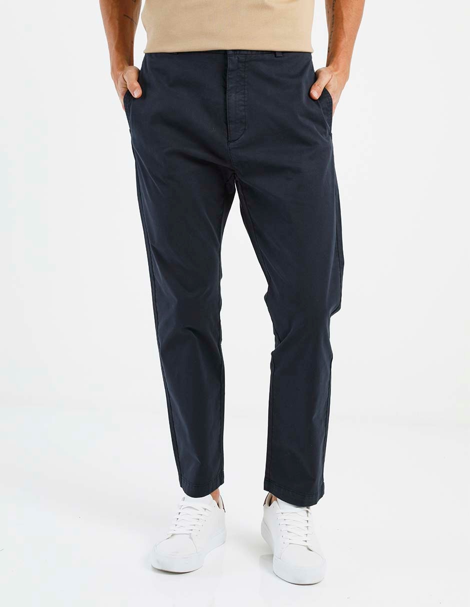 Pantalón chino slim de algodón para hombre Pantalón chino slim de algodón para hombre