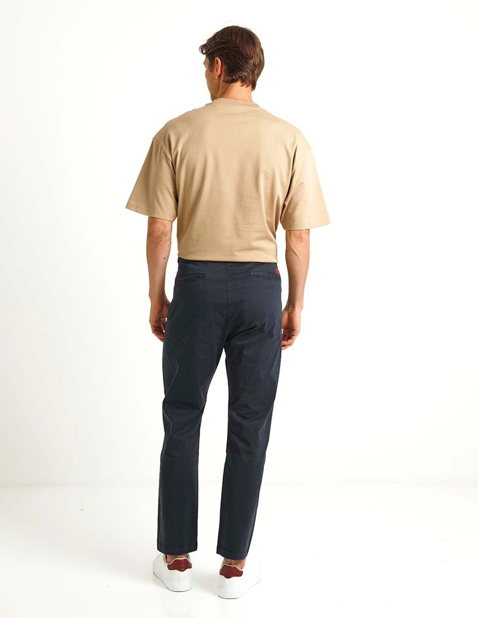 Pantalón chino slim de algodón para hombre 2