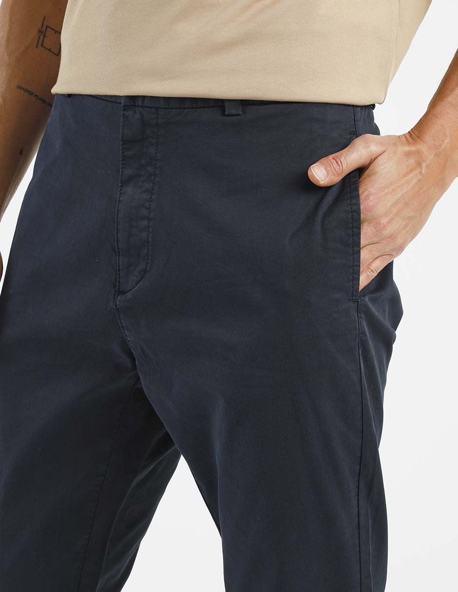 Pantalón chino slim de algodón para hombre 4