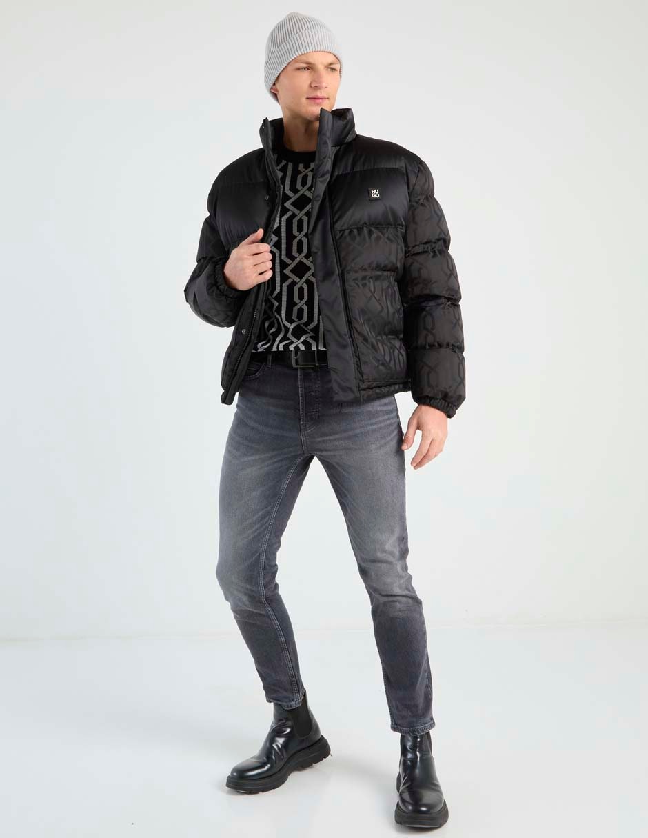 Jeans straight lavado obscuro para hombre 3