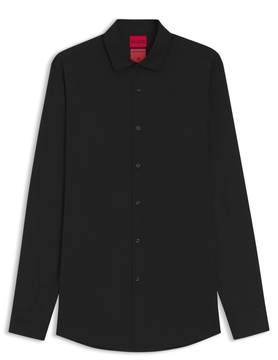 Camisa formal manga larga para hombre 2