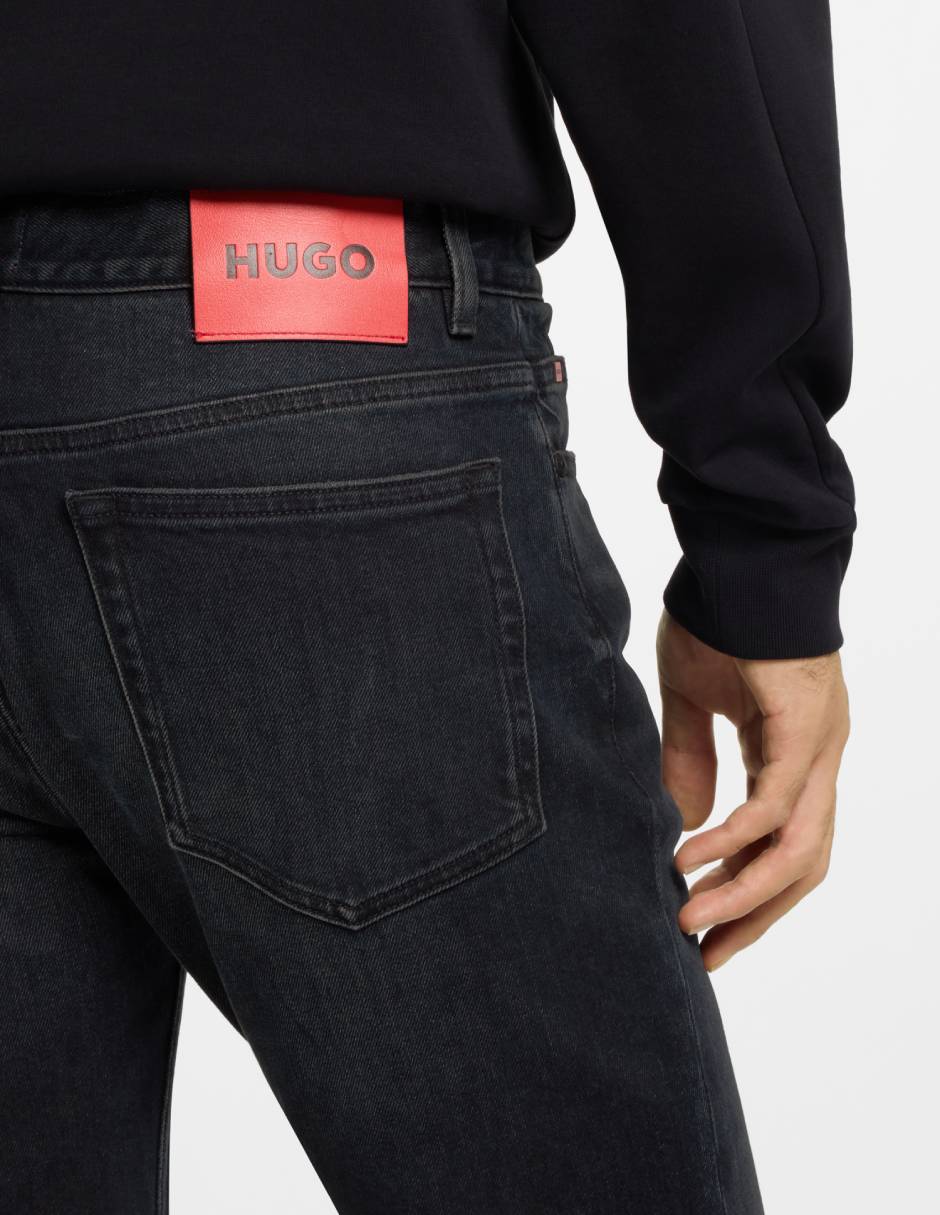 Jeans slim lavado medio para hombre 4