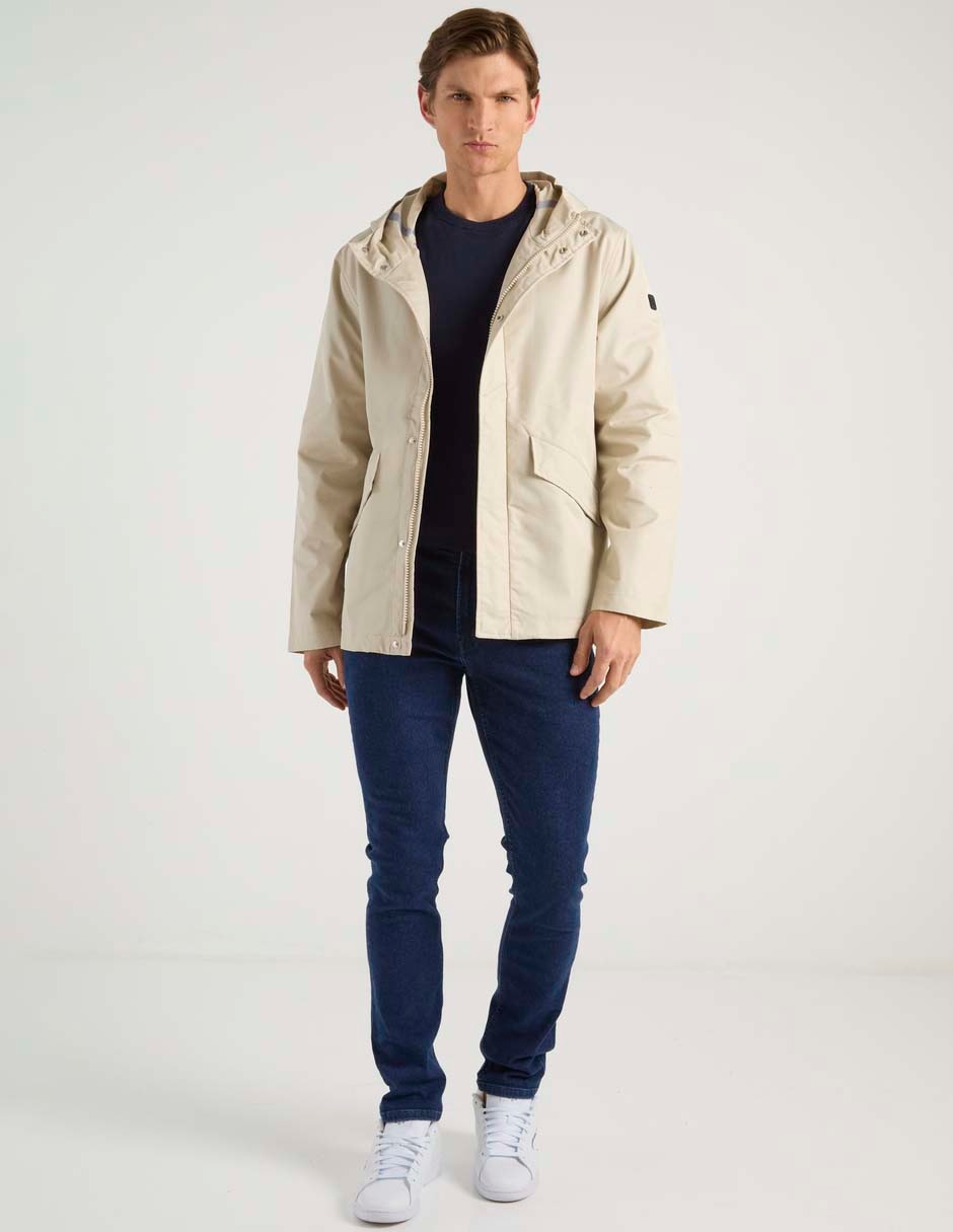 Chamarra parka con capucha para hombre 3