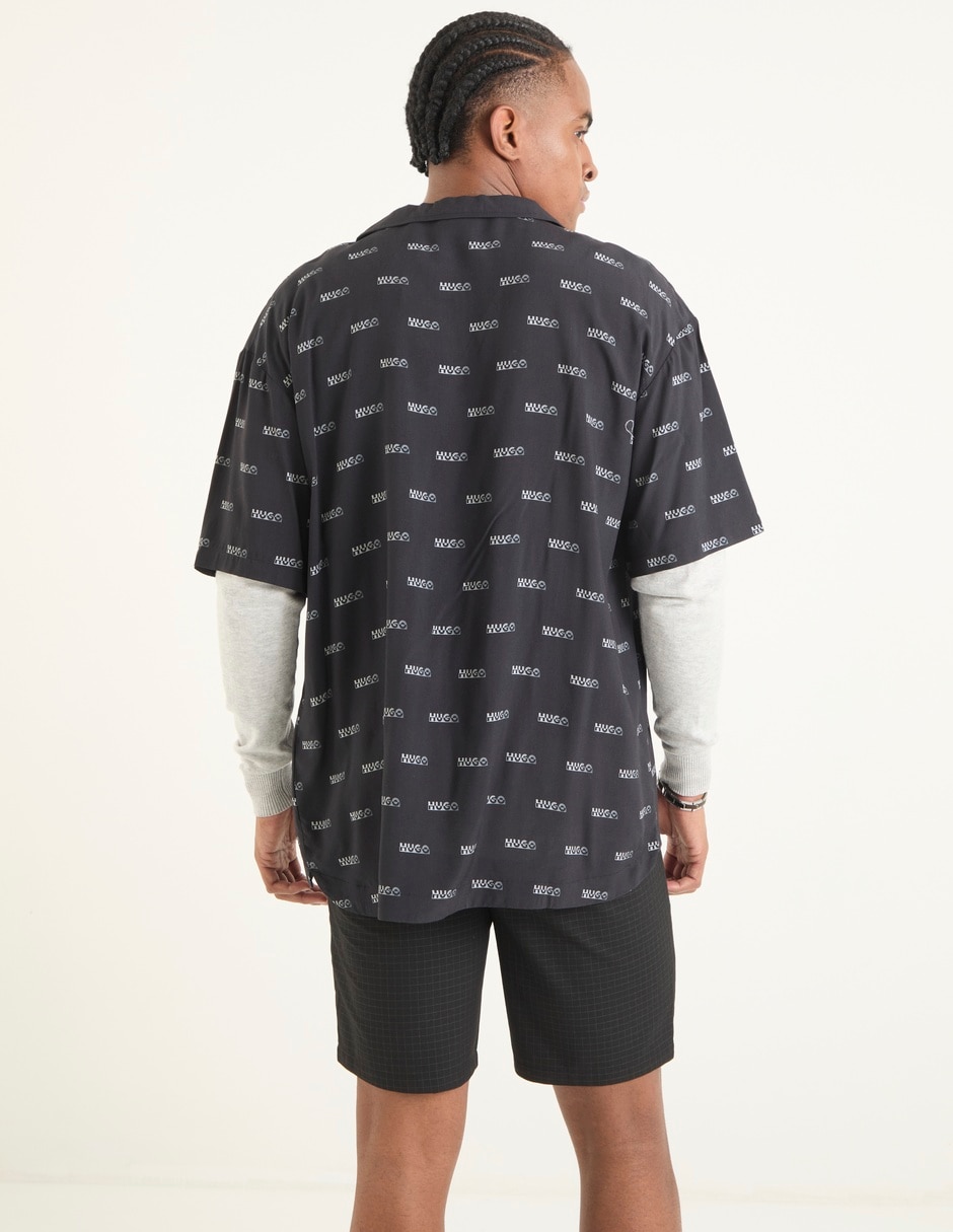 Sobrecamisa playa manga corta para hombre 2