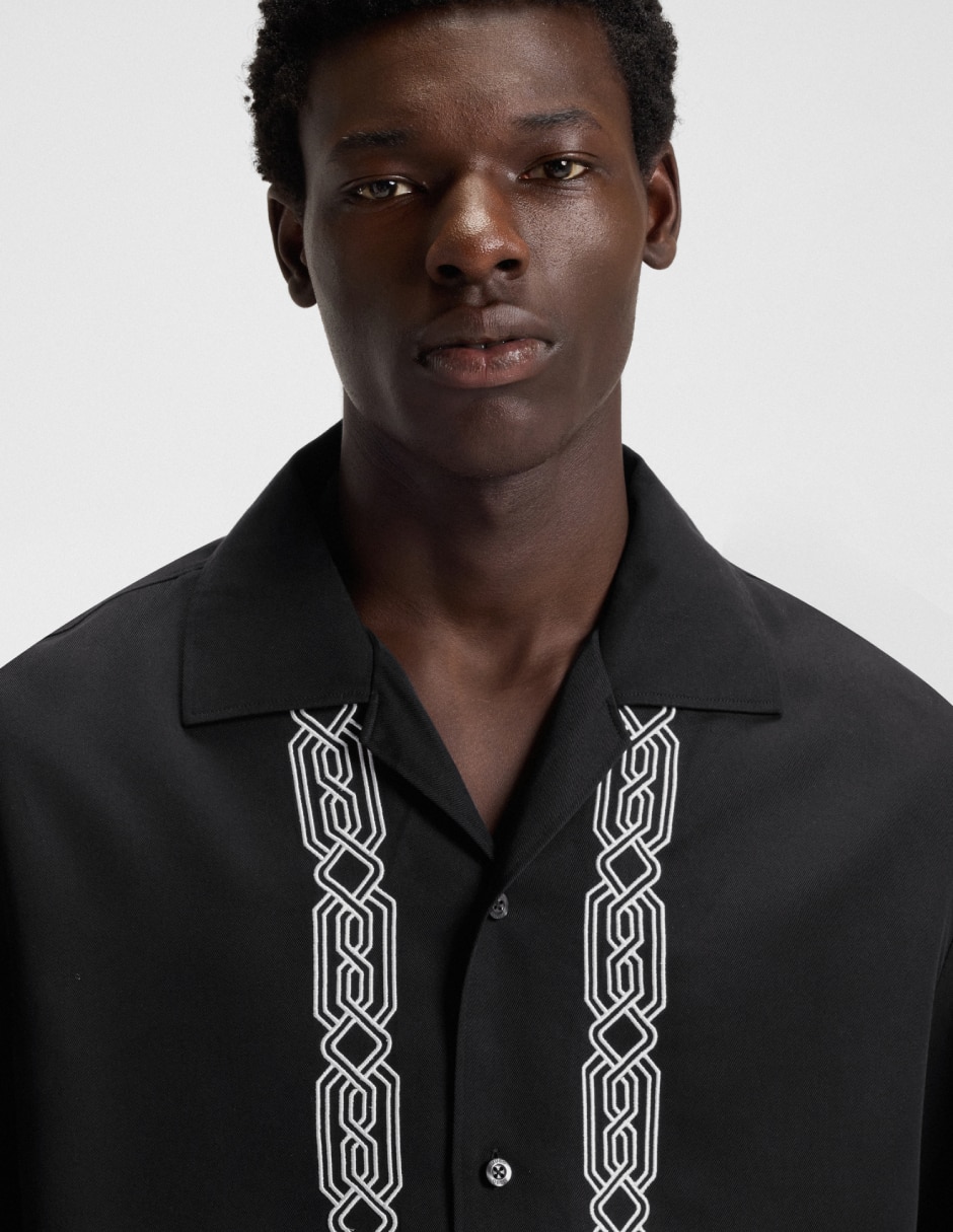 Camisa casual manga corta para hombre 4