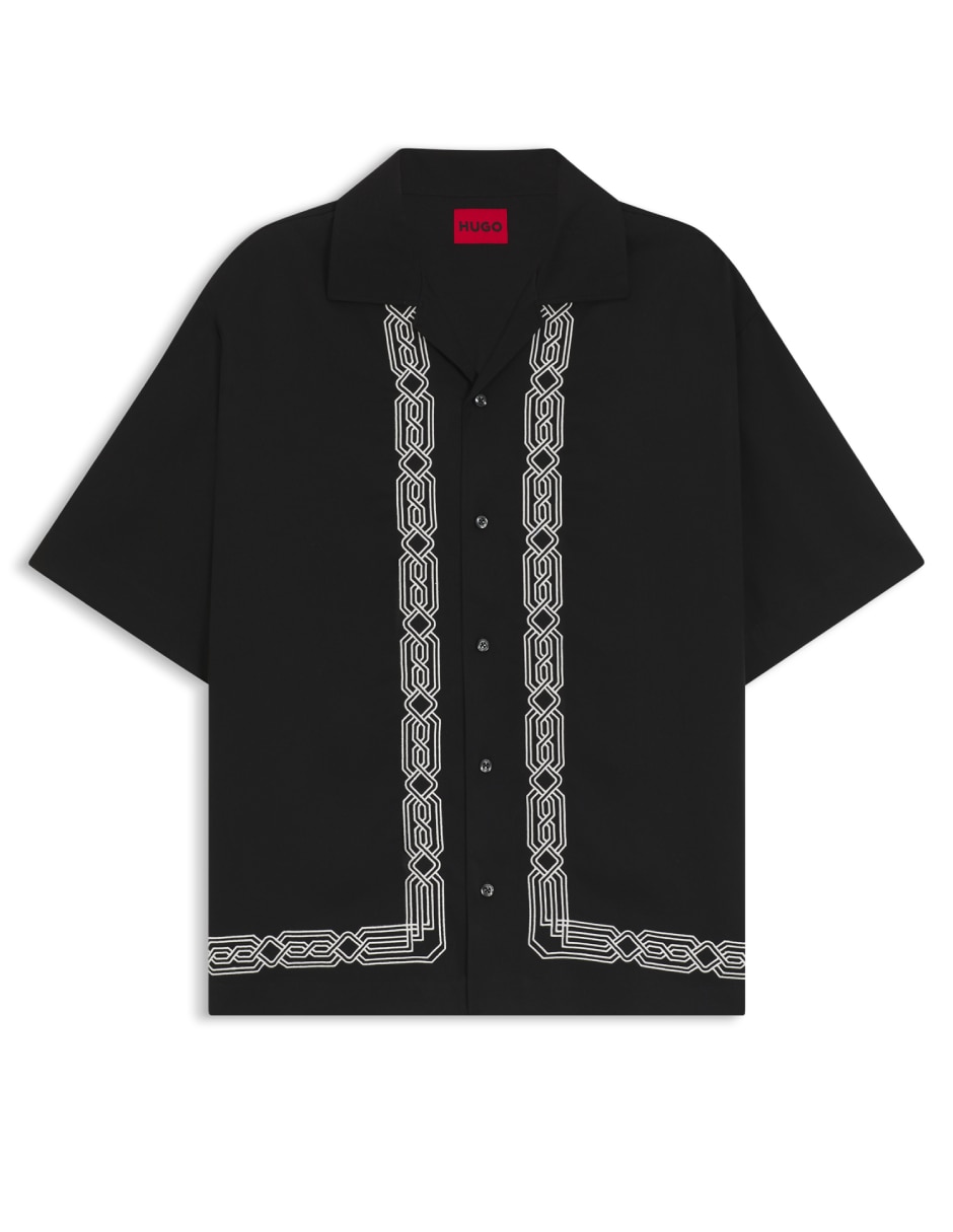 Camisa casual manga corta para hombre 6