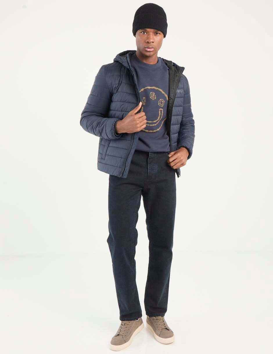 Chamarra acolchada Impermeable capitonada para hombre 3