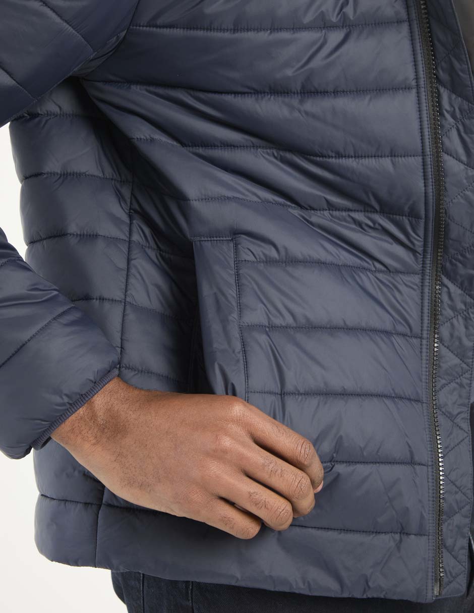 Chamarra acolchada Impermeable capitonada para hombre 4