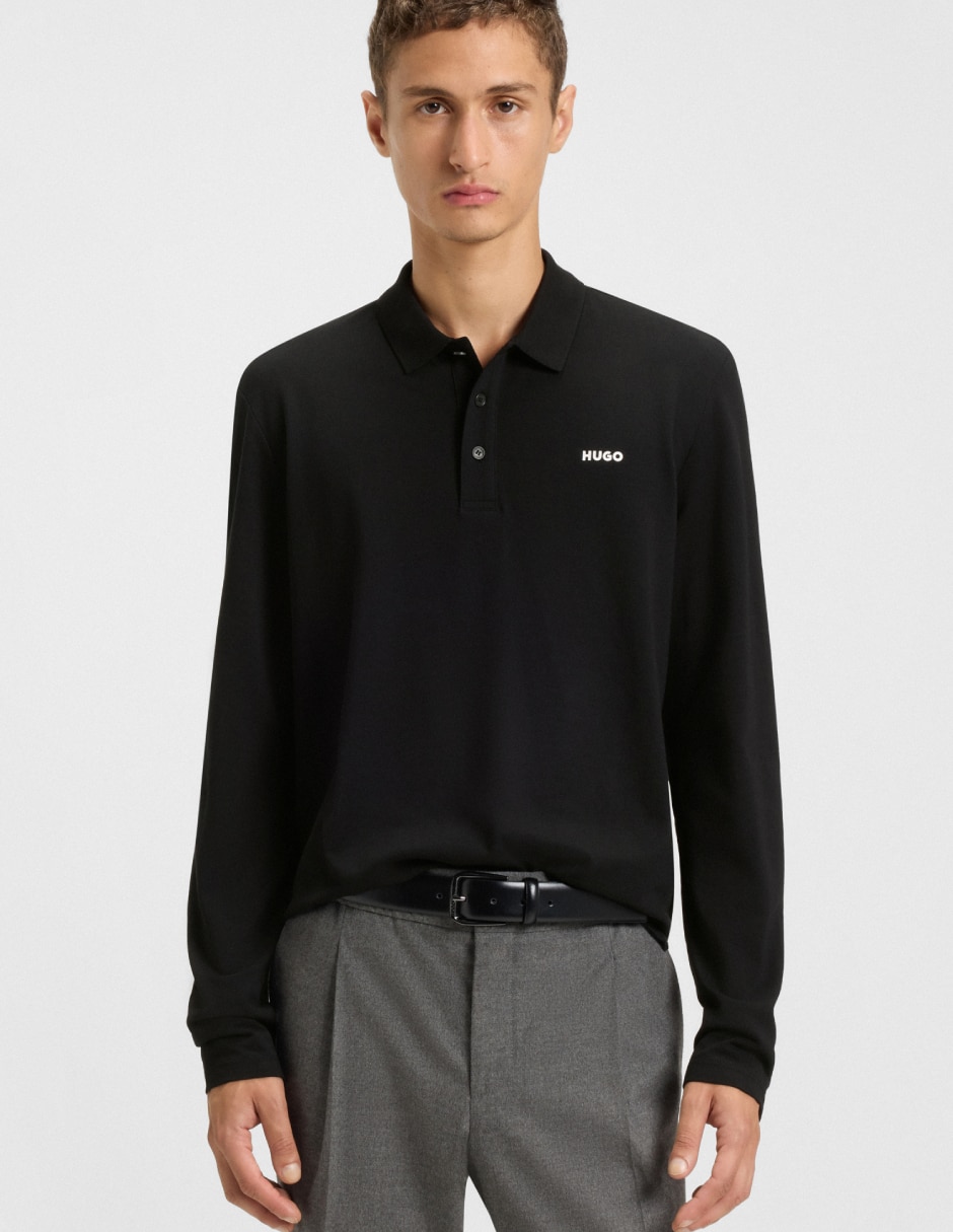 Playera tipo polo W25 para hombre